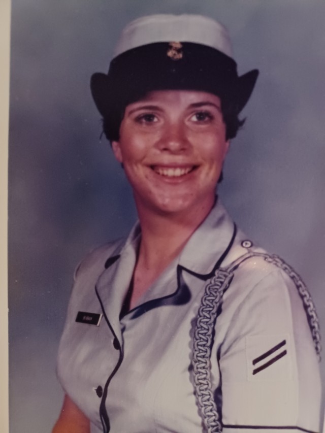 Janice Buxbaum in blue roper E2 uniform
