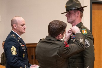 Fort Leonard Wood Soldier receives Purple Heart for injuries received in Afghanistan