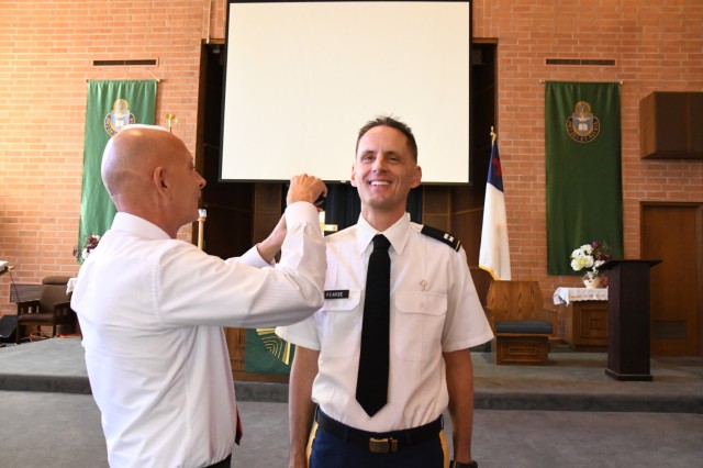 Congratulations are in order for U.S. Army Yuma Proving Ground (YPG) Chaplain Ryan Pearse. A promotion ceremony was held Nov. 6 in the Halo Chapel as Pearse was promoted from the rank of Captain to Major. YPG Garrison Manager Kenneth Musslewhite...