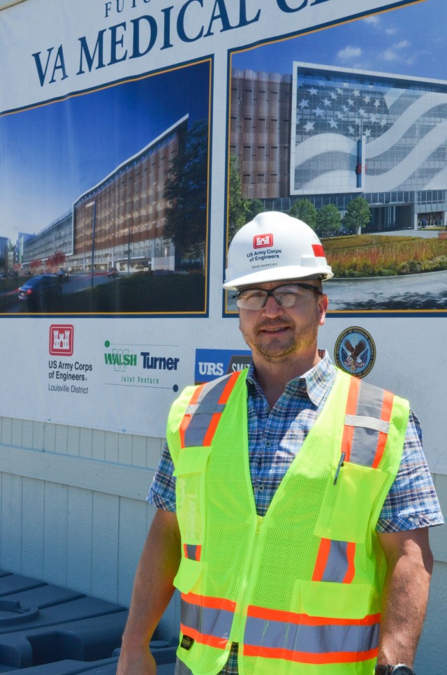 Dave Kopecky is a project engineer and contracting officer’s representative on the Louisville VA Medical Center construction team.