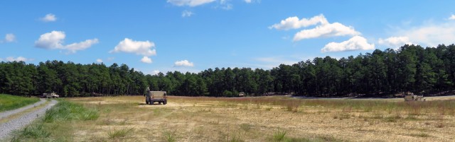 Army DEVCOM C5ISR Center personnel research the Mobile and Survivable Command Posts project during Network Modernization Experimentation 23 at Joint Base McGuire-Dix-Lakehurst, N.J., in September 2023.