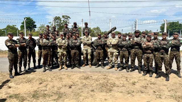 U.S. Army and Brazilian FA units train together at SV24