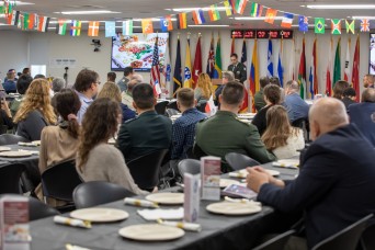 Foreign officers showcase culture at USASAC's annual international buffet