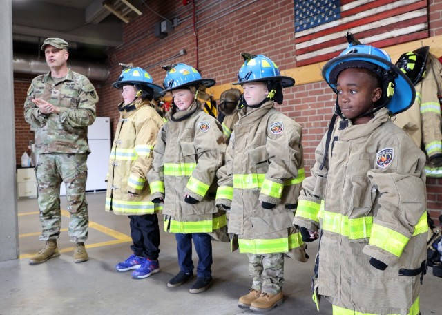 Four Fort Knox youths honored by firefighters for heroic actions