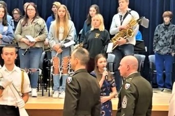 Fort McCoy Garrison Commander Col. Stephen Messenger and Command Sgt. Maj. Thomas Calarco, garrison command sergeant major, participated in the Veterans...