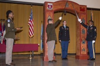 Fort Leonard Wood inducts 21 Soldiers into NCO Corps during ceremony