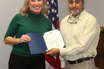 Redstone Arsenal transportation specialist honored as AMC Employee of the Quarter