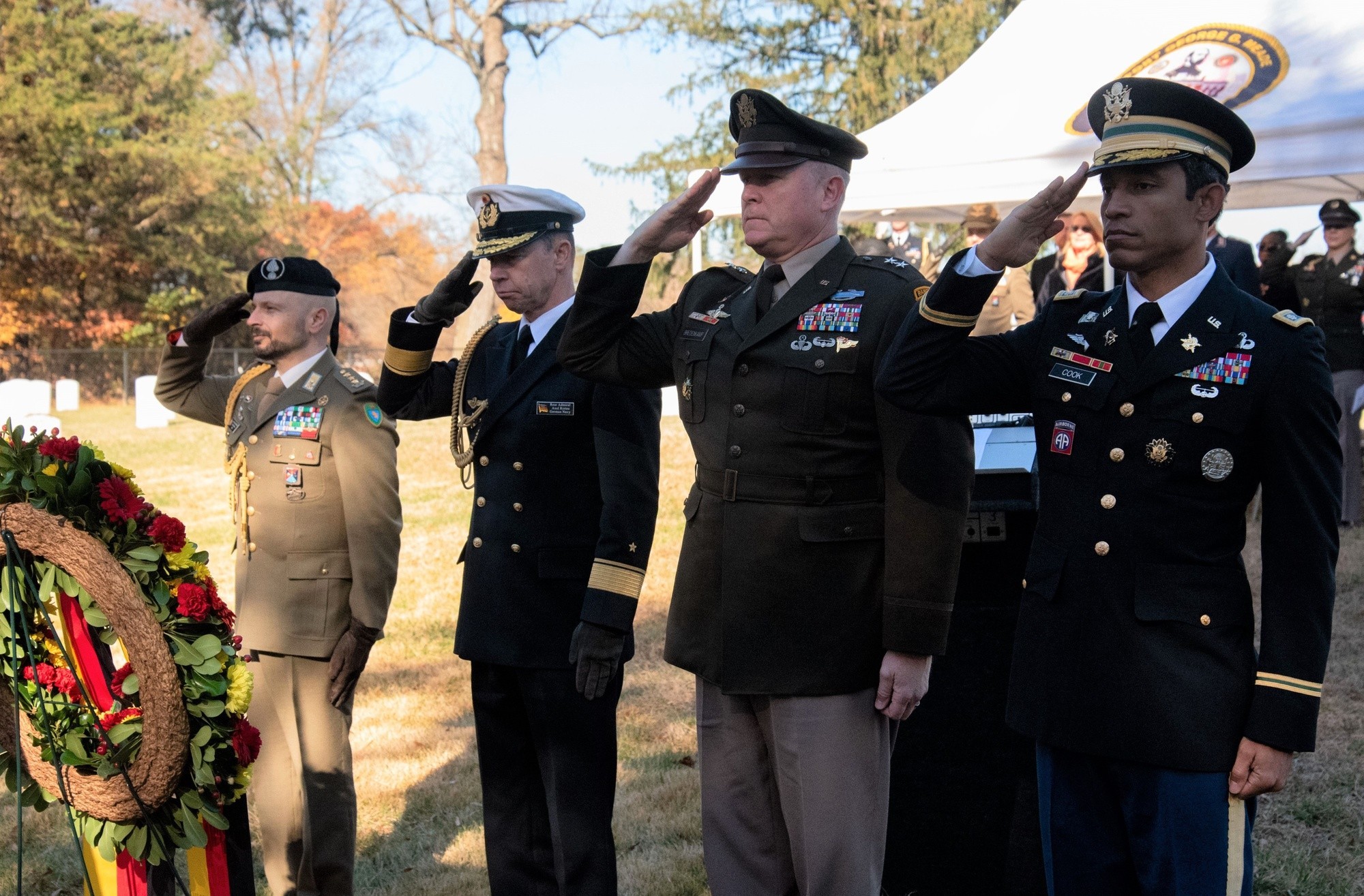 33 German, 2 Italian POWs honored during annual wreathlaying ceremony