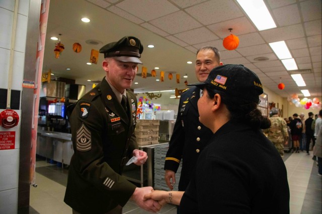 Camp Casey Celebrates Thanksgiving for Service Members