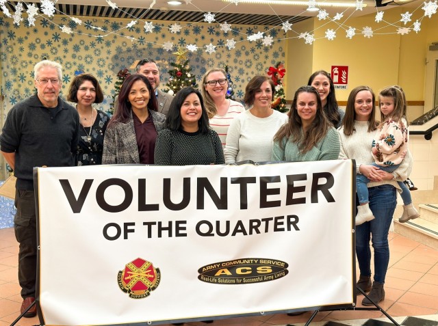 Volunteers provide critical community support at U.S. Army Garrison Italy