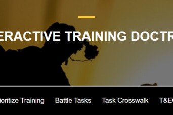 Training fact sheet: Interactive Training Doctrine Page on Army Training Network