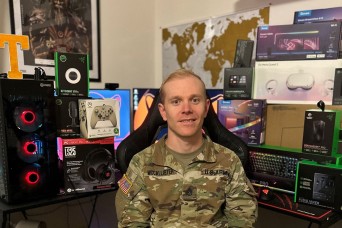 WIESBADEN, Germany - Christmas came a little early for Wiesbaden’s Staff Sgt. Stetson McCallister. The 30-year-old master gamer from Dickson, Tenn., wa...