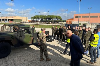 LIVORNO, Italy – Mission command of the five Army Prepositioned Stocks-2 worksites in Europe is the responsibility of the 405th Army Field Support Briga...