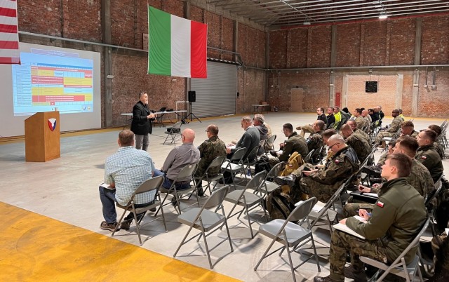 Polish airmen visit APS-2 site in Italy to see what right looks like, prepare for their mission
