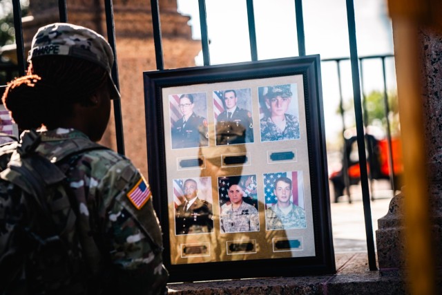 Marching in their footsteps: Bulldogs’ symbolic tribute at Fort Bliss National Cemetery