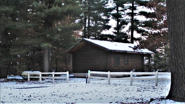 Cabins are available year-round at Fort McCoy’s Pine View Campground