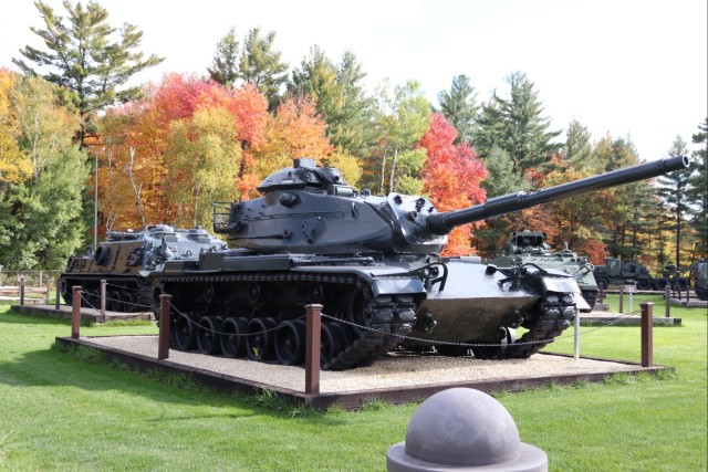 2023 Fall Colors at Equipment Park at Fort McCoy&#39;s historic Commemorative Area