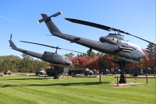 2023 Fall Colors at Equipment Park at Fort McCoy&#39;s historic Commemorative Area