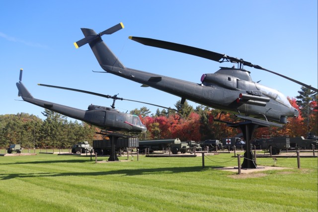 2023 Fall Colors at Equipment Park at Fort McCoy&#39;s historic Commemorative Area