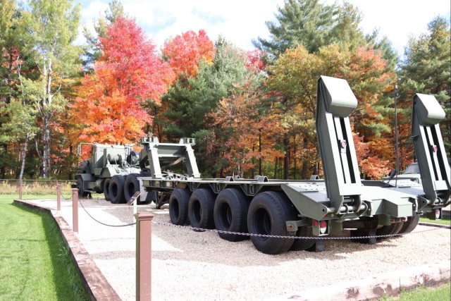 2023 Fall Colors at Equipment Park at Fort McCoy&#39;s historic Commemorative Area