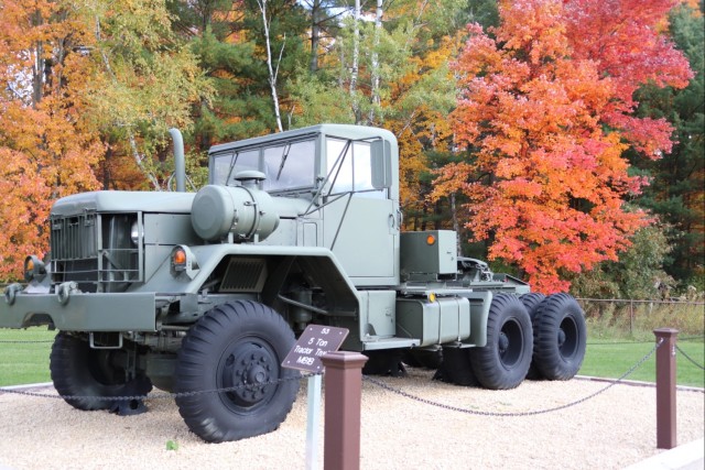 2023 Fall Colors at Equipment Park at Fort McCoy&#39;s historic Commemorative Area