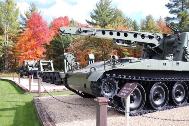 2023 Fall Colors at Equipment Park at Fort McCoy&#39;s historic Commemorative Area