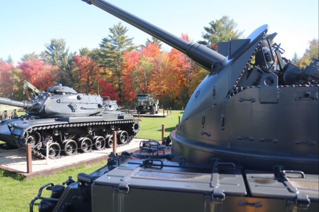 2023 Fall Colors at Equipment Park at Fort McCoy&#39;s historic Commemorative Area