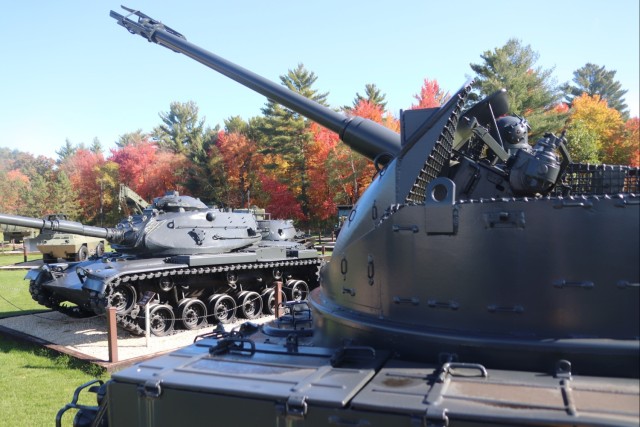 2023 Fall Colors at Equipment Park at Fort McCoy&#39;s historic Commemorative Area