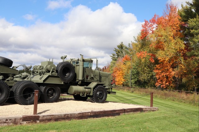 2023 Fall Colors at Equipment Park at Fort McCoy&#39;s historic Commemorative Area