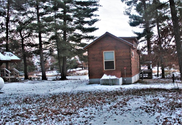 Cabins are available year-round at Fort McCoy’s Pine View Campground