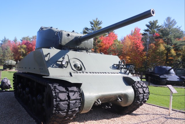 2023 Fall Colors at Equipment Park at Fort McCoy&#39;s historic Commemorative Area