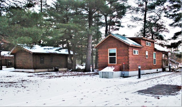 Cabins are available year-round at Fort McCoy’s Pine View Campground