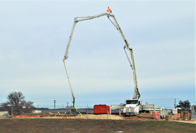 December 2023 construction operations for $28.08 million barracks project at Fort McCoy