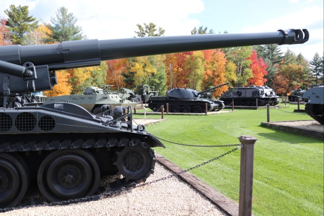 2023 Fall Colors at Equipment Park at Fort McCoy&#39;s historic Commemorative Area