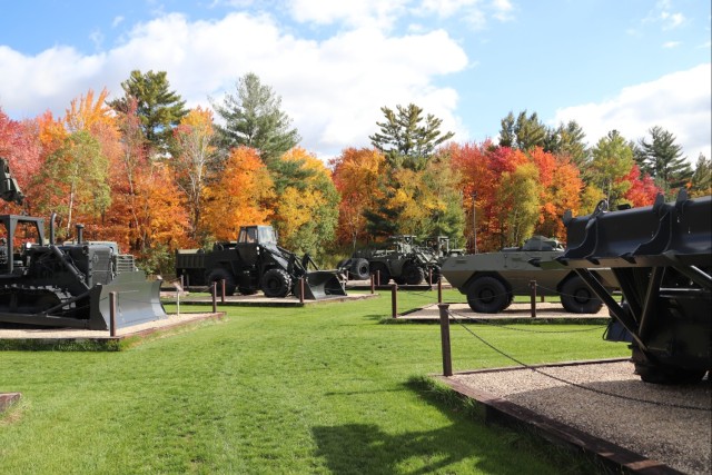 2023 Fall Colors at Equipment Park at Fort McCoy&#39;s historic Commemorative Area