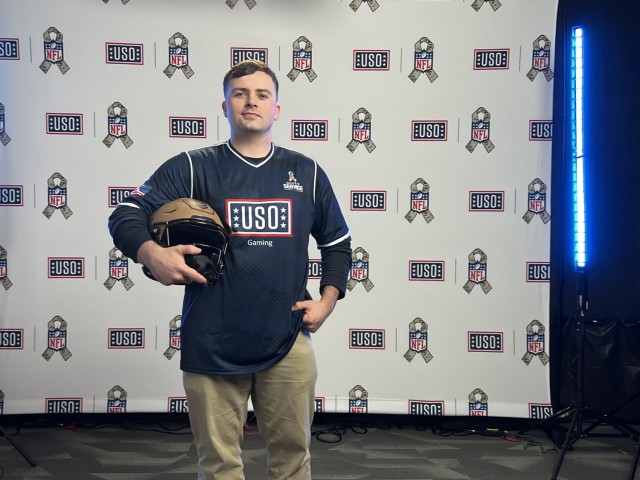 Hohenfels service member makes finals at USO + NFL Salute to Service Showdown