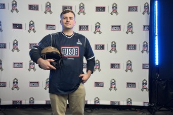 Hohenfels service member makes finals at USO + NFL Salute to Service Showdown