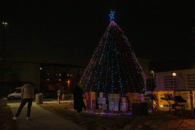Camp Casey/K-16 hosts annual tree lighting ceremonies for service members and families