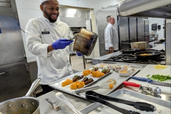 10th Mountain Division culinary specialists test their skills at Chef of the Quarter cookoff