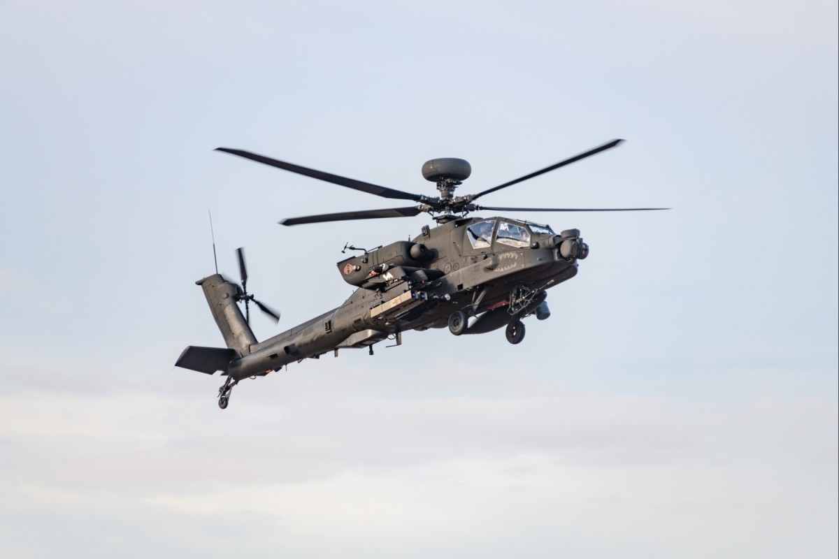 Spike missile integrated into Apache helicopter at Yuma Proving Ground ...