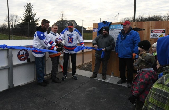 Mountain Community Homes opens new ice rink for Fort Drum residents