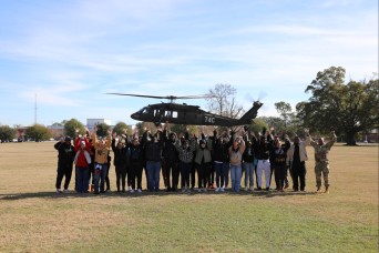 Columbus area JROTC students visit Fort Novosel