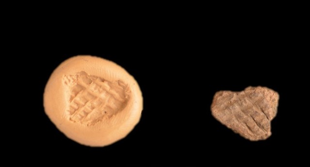 Fort McCoy ArtiFACT: Douglass net-marked pottery