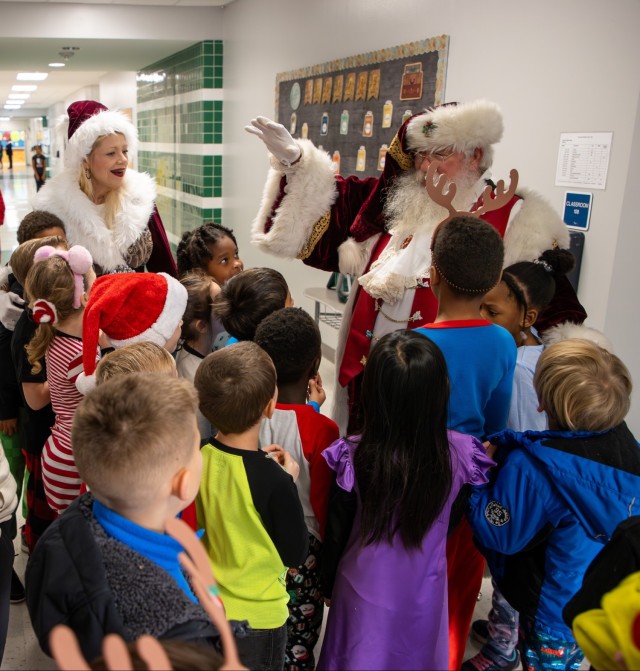 Santa, Mrs. Claus spread cheer to Families of Fort Johnson