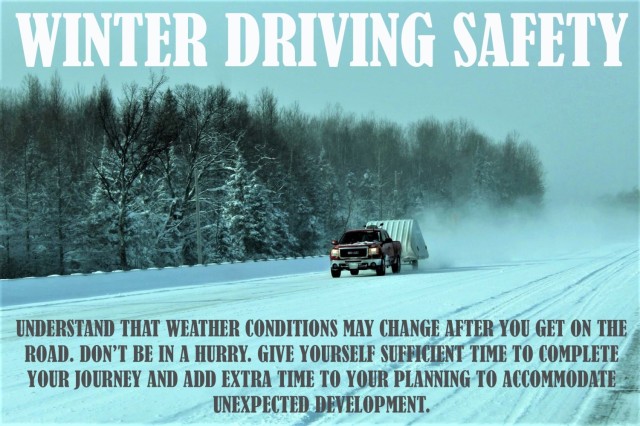 Remember safe driving practices, more during winter