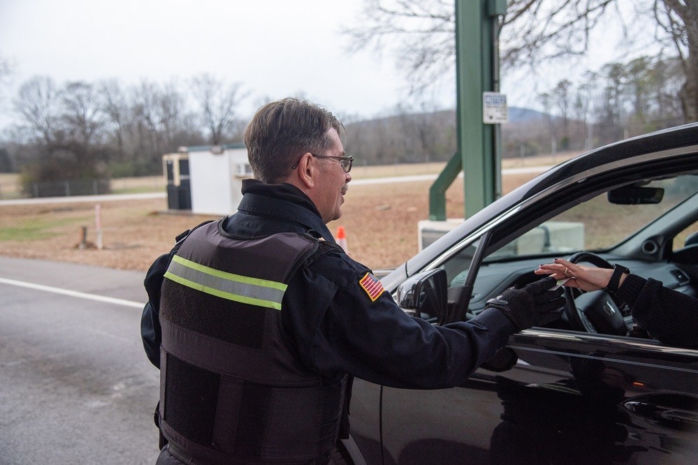 Gate guards enforce entry procedure change | Article | The United ...