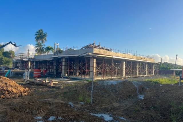 The U.S. Army Corps of Engineers Antilles Area Office will continue to build at Fort Buchanan, a family housing complex composed of 26 military housing units, which are expected to be ready in late summer or early fall. The investment was close to $32 million.