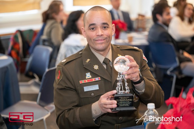 Lt. Col. Alexander D. Burgos, Picatinny Arsenal Garrison Commander, was selected as the Morris County Hispanic-American Chamber of Commerce (MCHACC) &#34;Prestigious Leadership Chairman&#39;s Award&#34; for calendar year 2023.