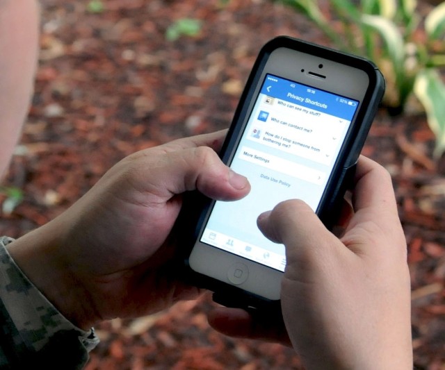 Service members modifying their social media preferences can reduce the risk of identity theft and prevent scam artists from using private information to harm civilians.