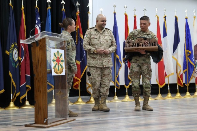 United States Military Hospital-Kuwait Transfer of Authority Ceremony